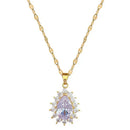 Micro-inlaid Graceful Personality Banquet Ear Necklace Combination