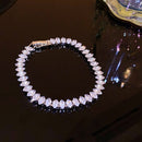 Rhinestone Water Drop Bracelet Fashion Simple And Light Luxury